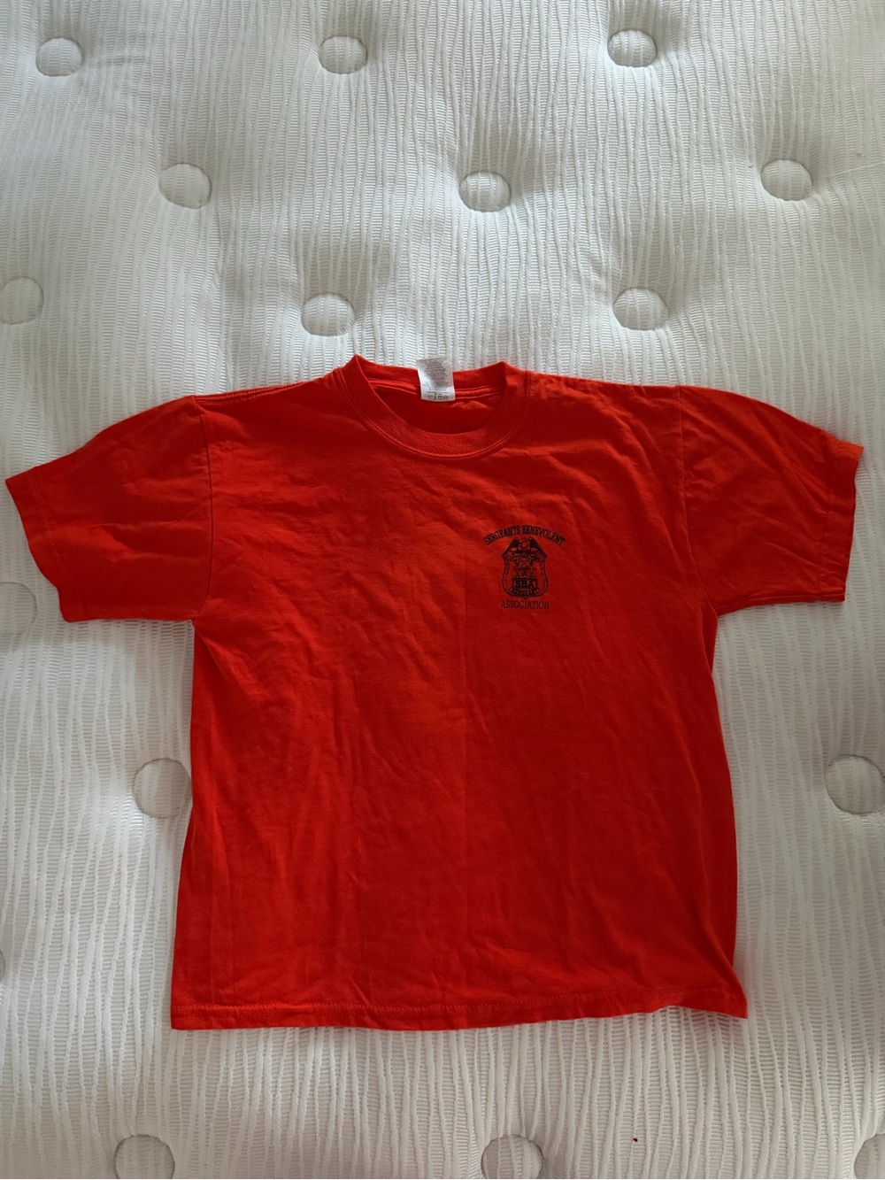 NYPD SBA Kids Red Short-Sleeve Crewneck T-Shirt
